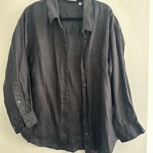 Aritzia Relaxed Linen Shirt